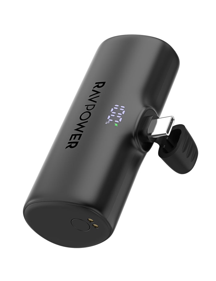 RAVPower RP-PB1221 5000mAh Nano 20W USB-C Power Bank - Black