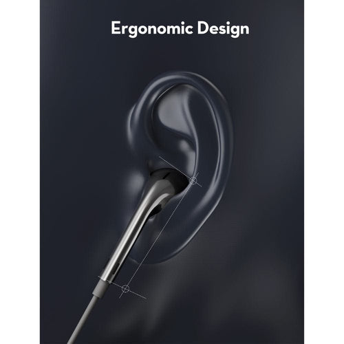 RAVPower EP1002 Wired In Ear Mono Earphone - Black