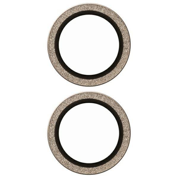 PanzerGlass Camera Lens Protector Glitter for iPhone 16 Series Gold - 6.3" & 6.9"