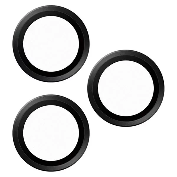 PanzerGlass® Hoops™ Black Lens Protector iPhone '24 6.3" | 6.9" Rings