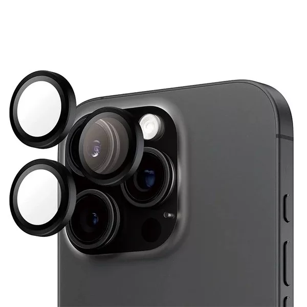 PanzerGlass® Hoops™ Black Lens Protector iPhone '24 6.3" | 6.9" Rings