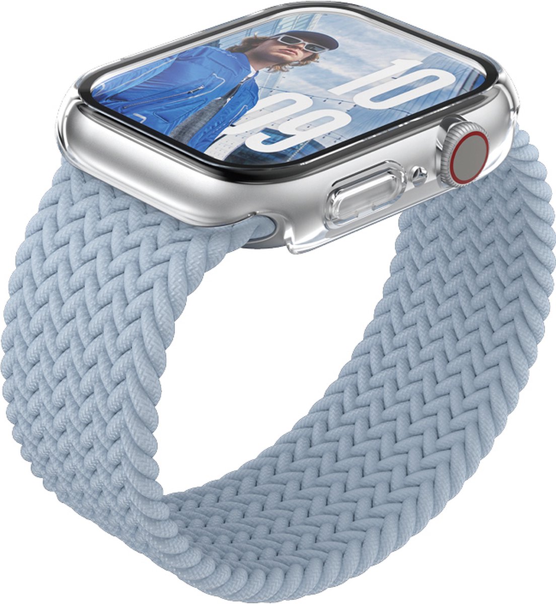 PanzerGlass Screen Protector Snappie Full Body Slim Transparent For Apple Watch - 46mm