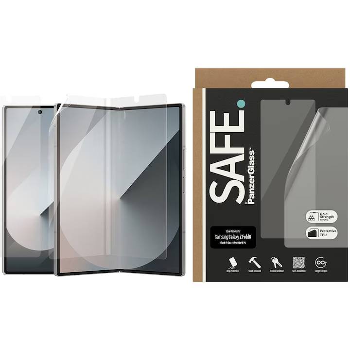 PanzerGlass Screen Protector for the Samsung Galaxy New Z Fold 6 TPU+Glass Clear