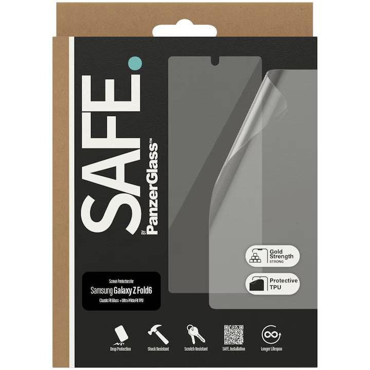 PanzerGlass Screen Protector for the Samsung Galaxy New Z Fold 6 TPU+Glass Clear