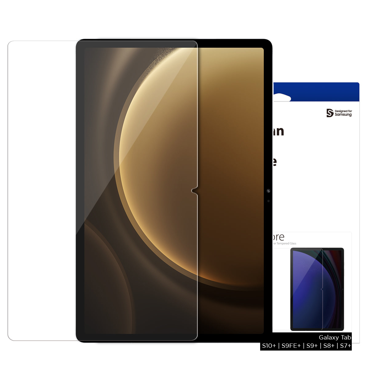 Araree Front Core Glass Screen Protector For Tab S10 Plus / S9 Fe Plus / S9 Plus / S8 Plus / S7 Plus - Clear