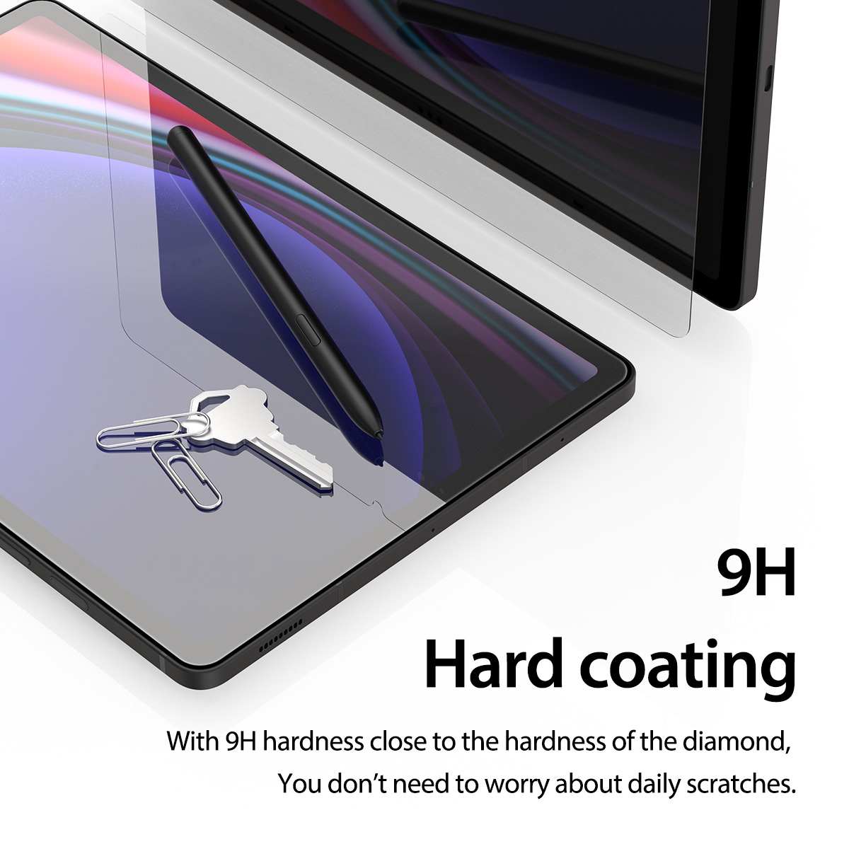 Araree Front Core Glass Screen Protector For Tab S10 Plus / S9 Fe Plus / S9 Plus / S8 Plus / S7 Plus - Clear