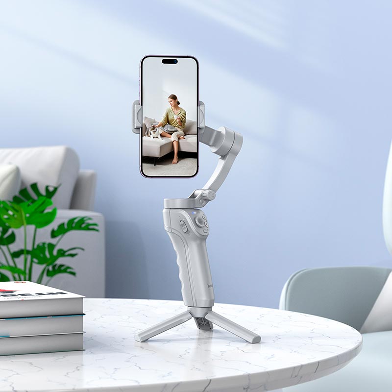 Hoco K24 Support 3-axis Smart Gimbal - Gray