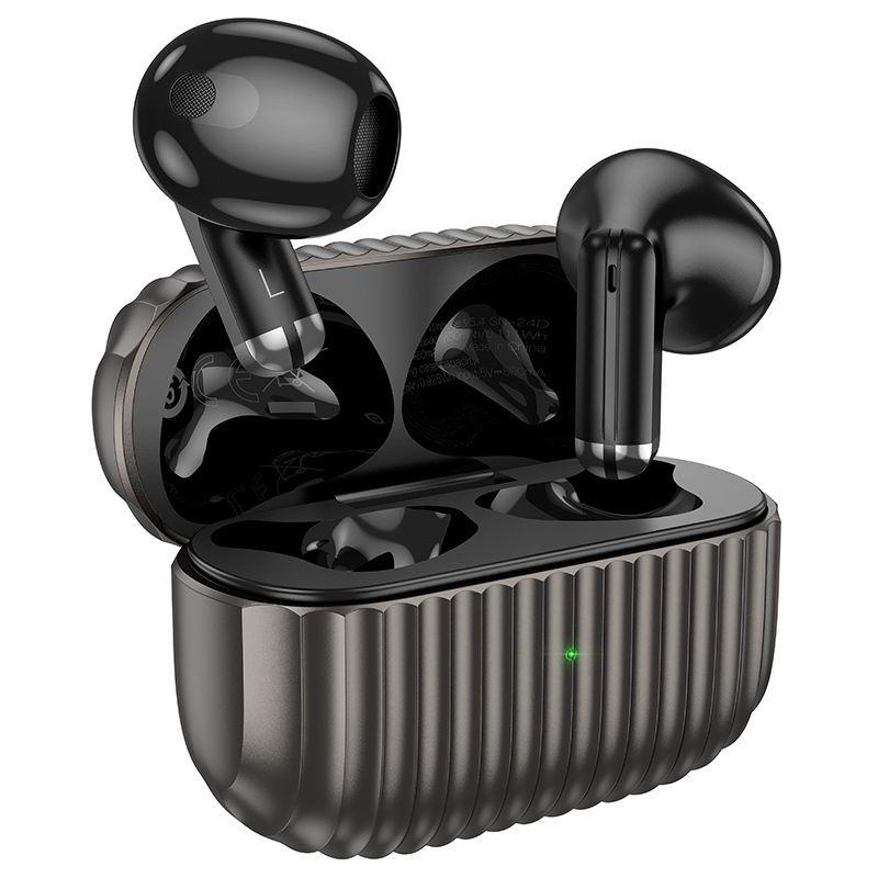 Hoco EW67 Sonido True Wireless Headphones with Charging Case (BT v5.4) - Metal Grey