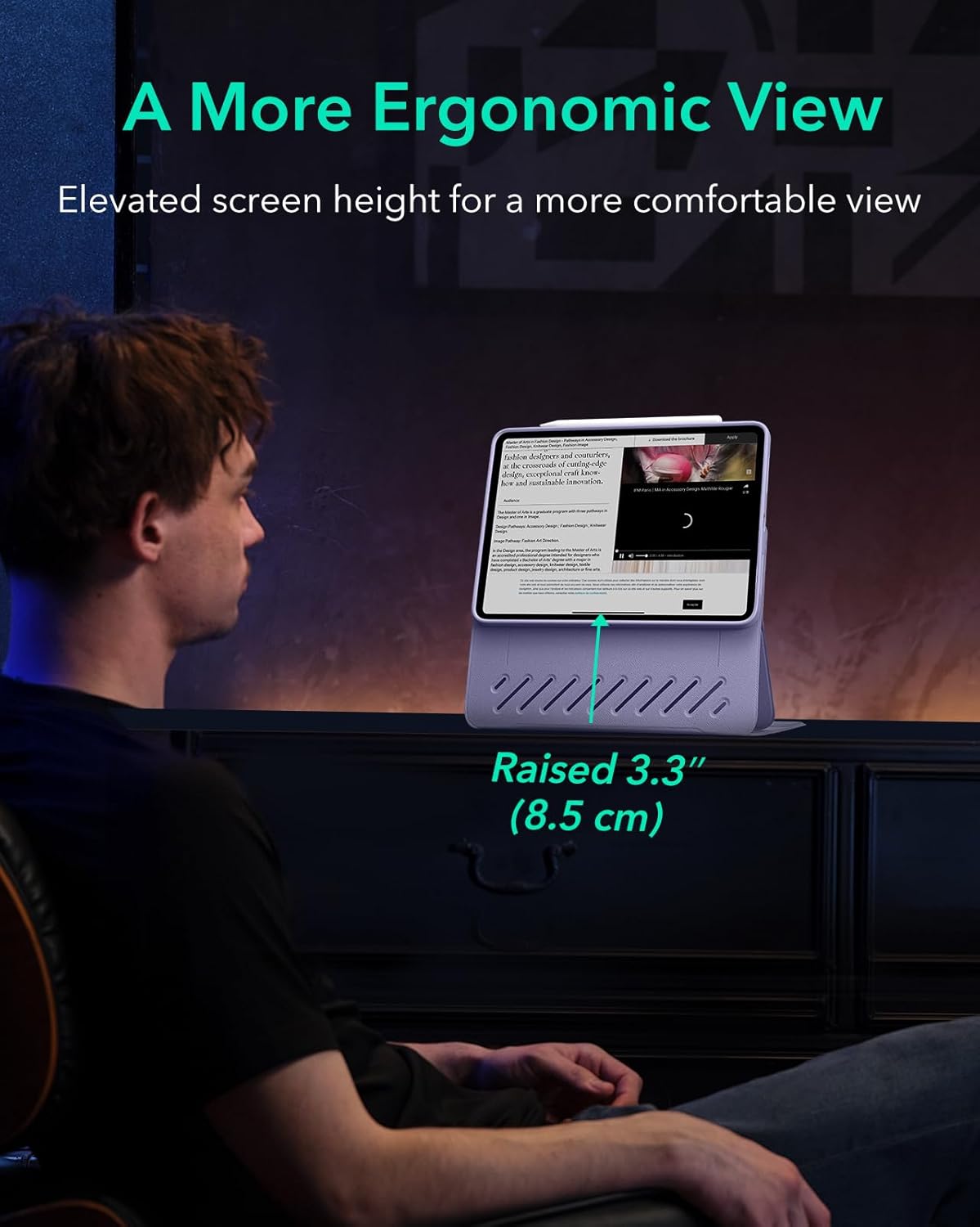 ESR iPad Air 13" 2024 Shift Magnetic Case - Purple