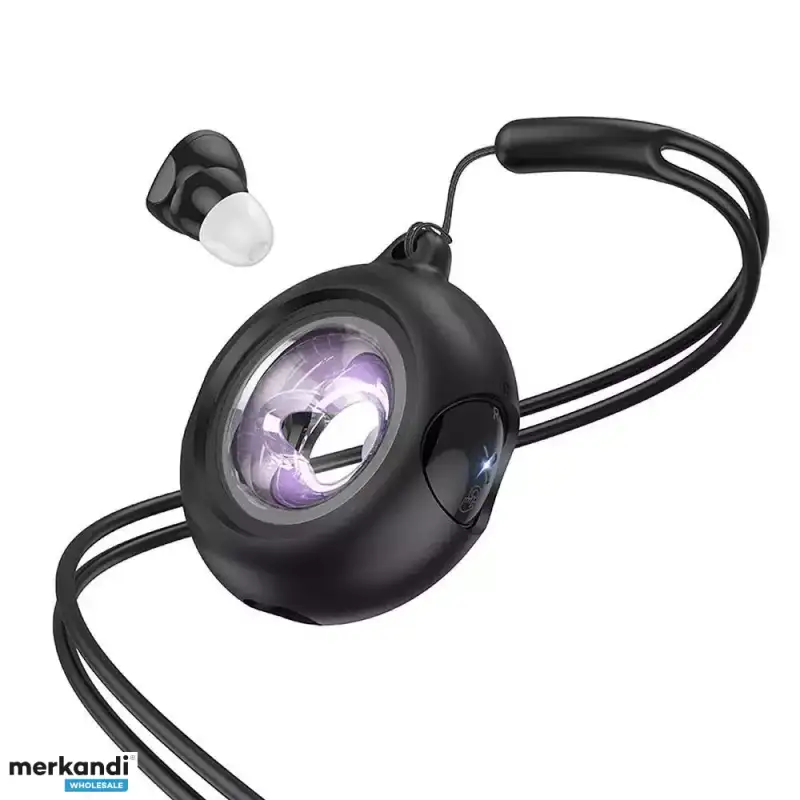 Hoco EW71 Galaxia True Wireless Bluetooth Headset TWS Black with LED - Black