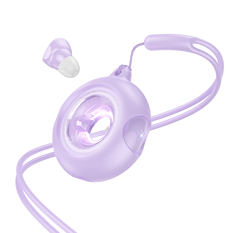 Hoco EW71 Galaxia True Wireless Bluetooth Headset TWS Black with LED - Blue