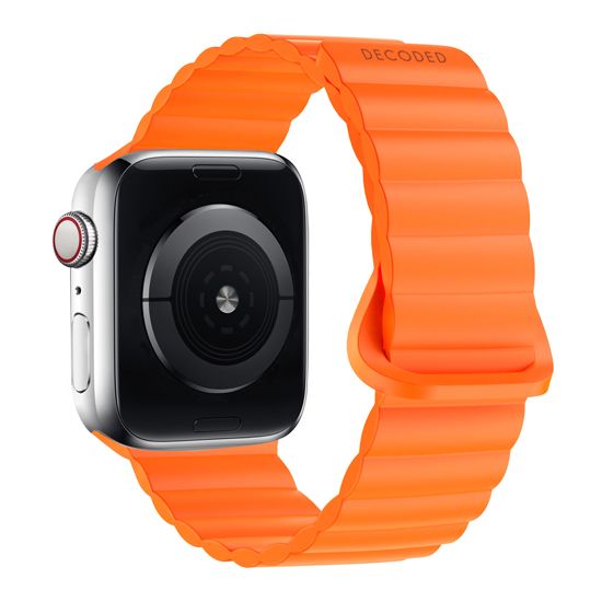 Decoded Apple Watch 49/45/44/42 mm Gen 1-10-SE Silicone Magnet Traction Loop Strap Lite - Apricot