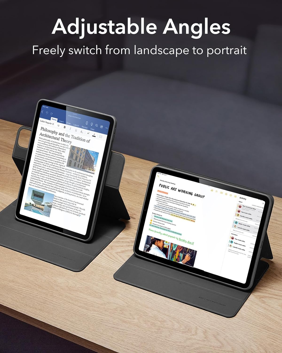 ESR iPad Air 11" 2024 Rebound Hybrid 360 Case