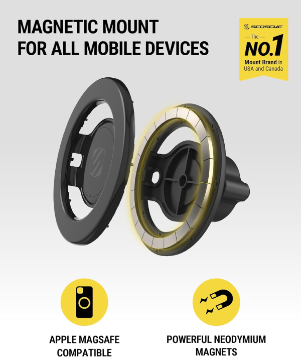 Scosche MagicMount&trade; Select Magsafe Window/Dash Mount - Black