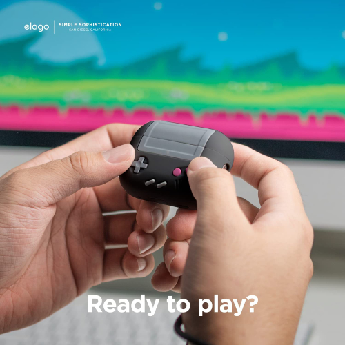 Elago AirPods Pro 2 AW5 Case with Round Straps - Black