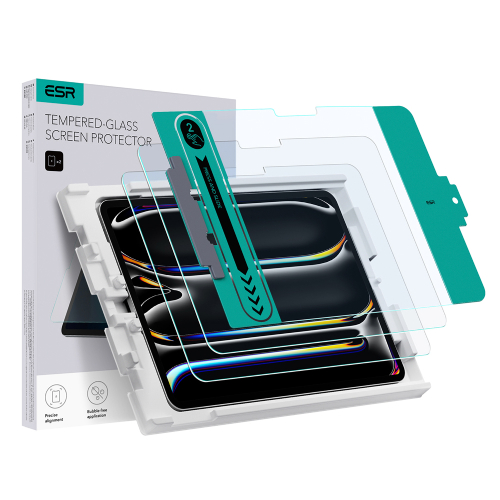 ESR iPad Pro 11" (2024) Tempered-Glass Screen Protector Clear 1 Pack
