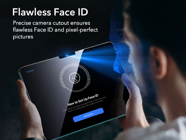 ESR iPad Pro 11" (2024) Tempered-Glass Screen Protector Clear 1 Pack