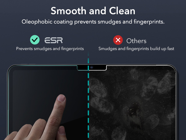 ESR iPad Pro 11" (2024) Tempered-Glass Screen Protector Clear 1 Pack