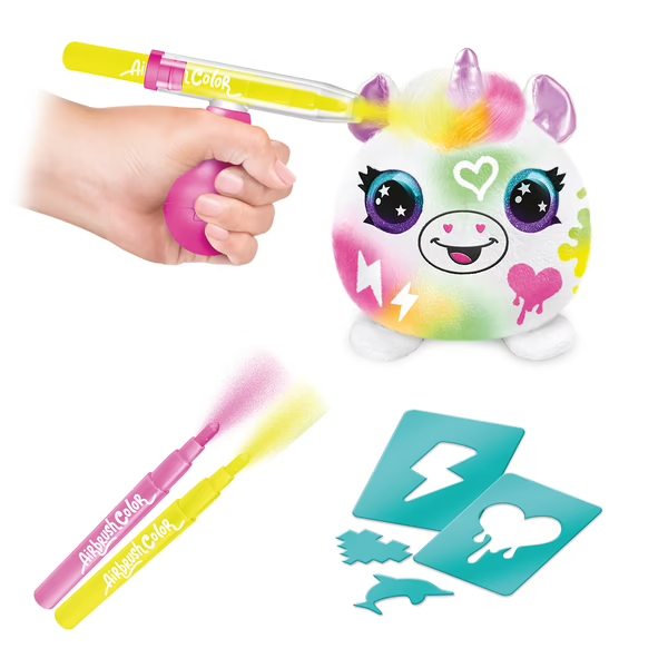 Canal Toys Airbrush Plush - Neon Mini Mystery Kit