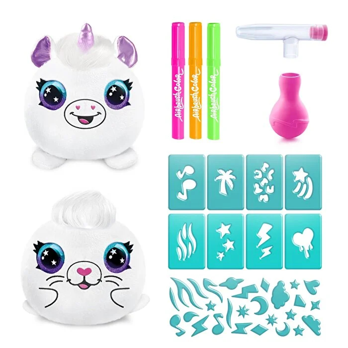 Canal Toys Airbrush Plush - Neon Mini Mystery 2-Pack