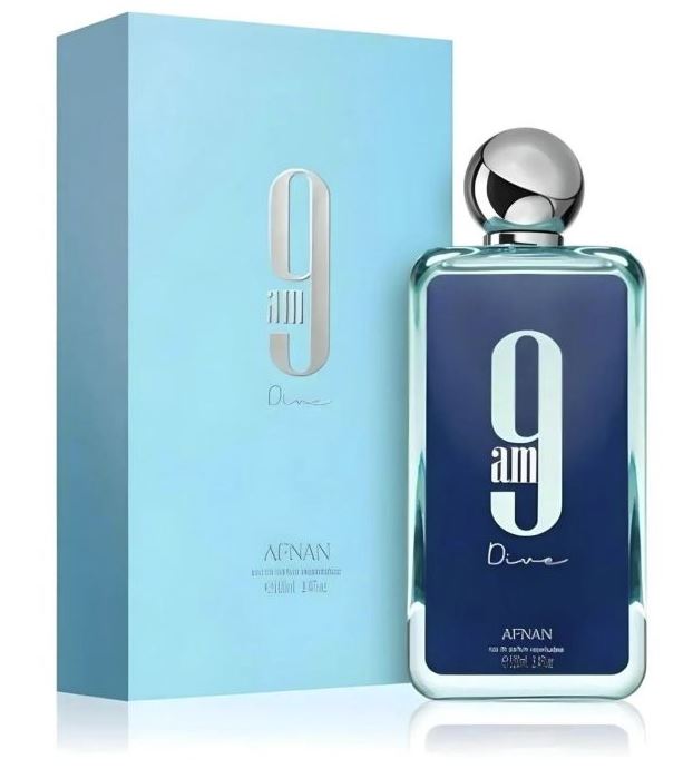 AFNAN Unisex 9 Am Dive EDP Spray 3.4 oz Fragrances 100ml