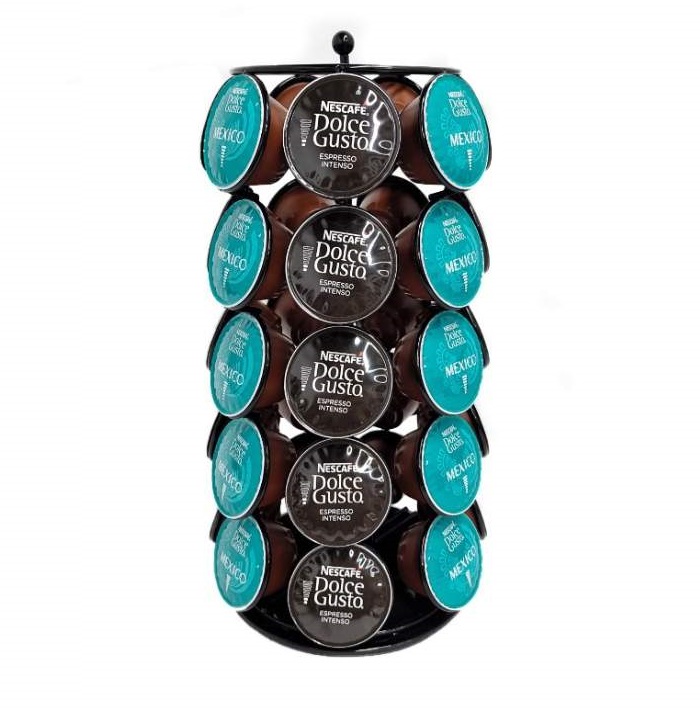 Nifty Solutions 35 Pod Carousel K-Cups Pack Storage – Black