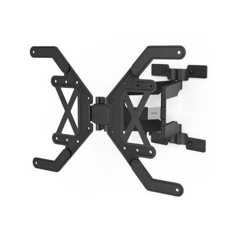 Hama Fullmotion “ultraslim” Tv Wall Bracket, 229 Cm (90″) 40kg Load Capacity - Black