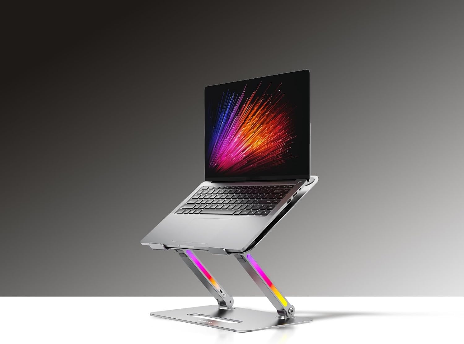 Porodo 17.3" Aluminum Laptop Stand - Gray