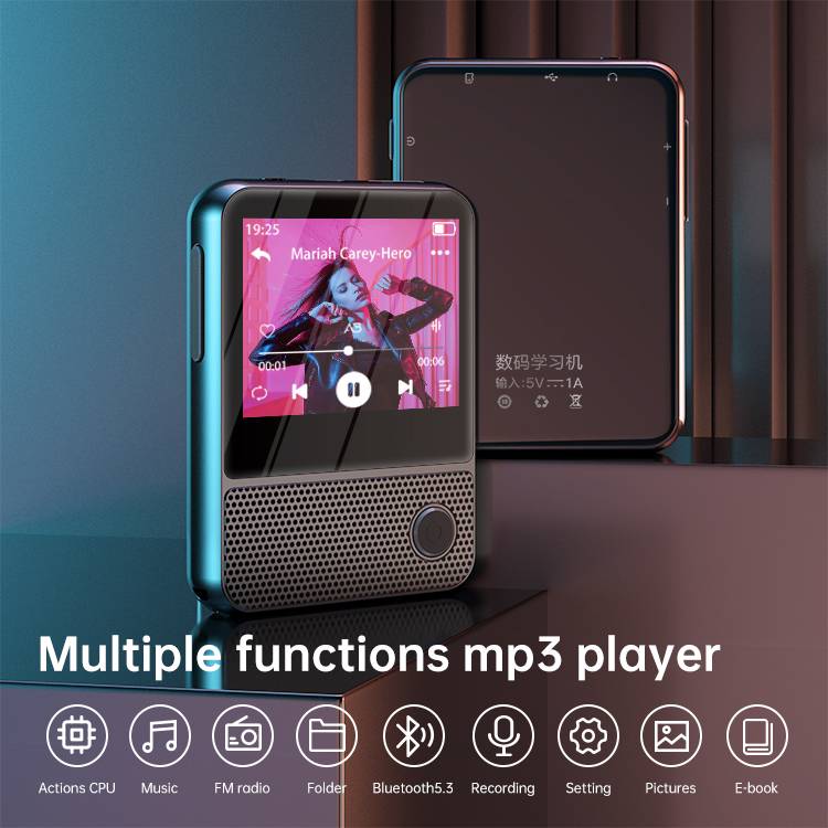Porodo Soundtec TUNEPOD Speaker MP3 Player FM Radio - Black