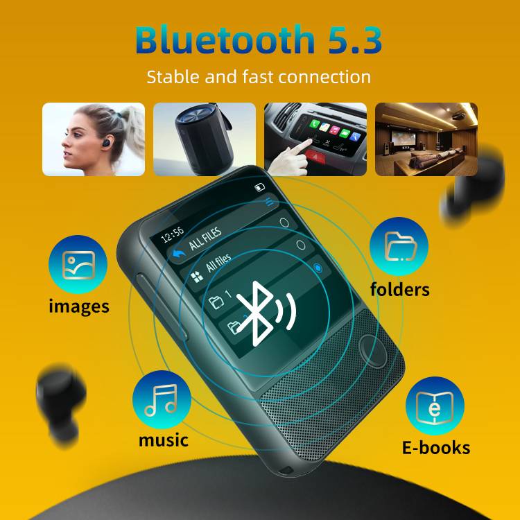 Porodo Soundtec TUNEPOD Speaker MP3 Player FM Radio - Black