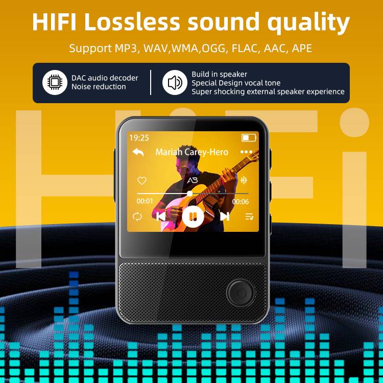 Porodo Soundtec TUNEPOD Speaker MP3 Player FM Radio - Black