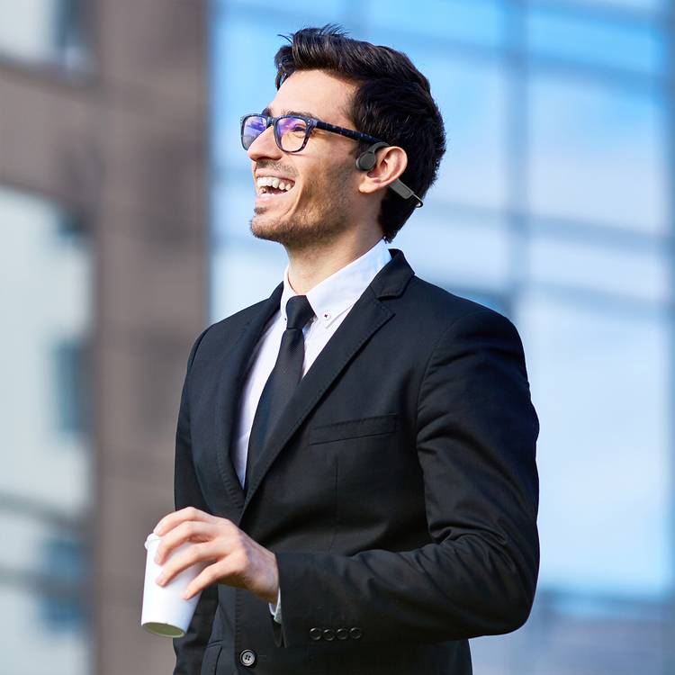 Porodo Soundtec Aqua Beat Bone Conduction Earphone - Black