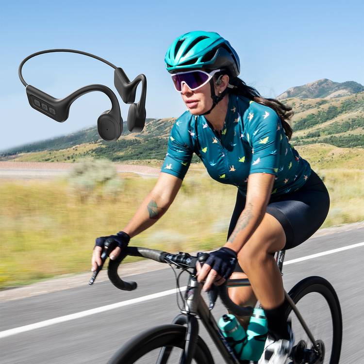 Porodo Soundtec Aqua Beat Bone Conduction Earphone - Black