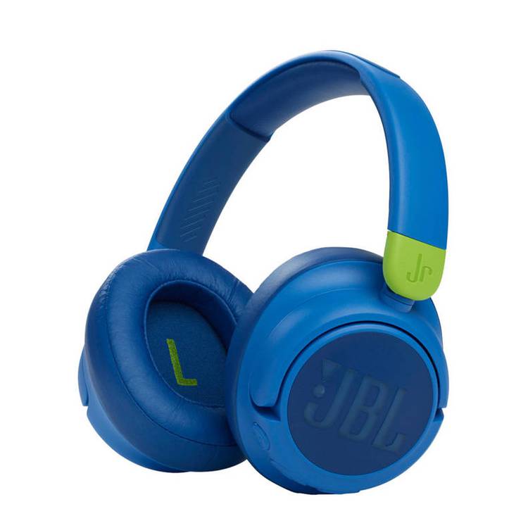 JBL JR460NC Wireless Over-Ear Headphones with Noise Canceling - Blue