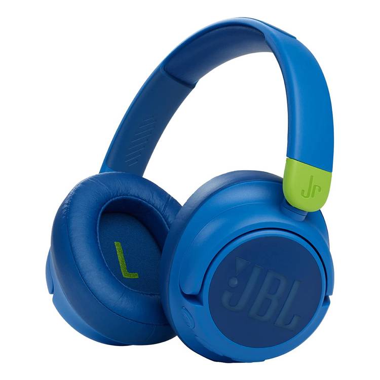 JBL JR460NC Wireless Over-Ear Headphones with Noise Canceling - Blue