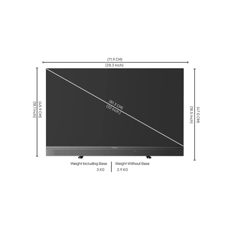 Skyworth 32 Inch LED HD Android Smart TV - LED