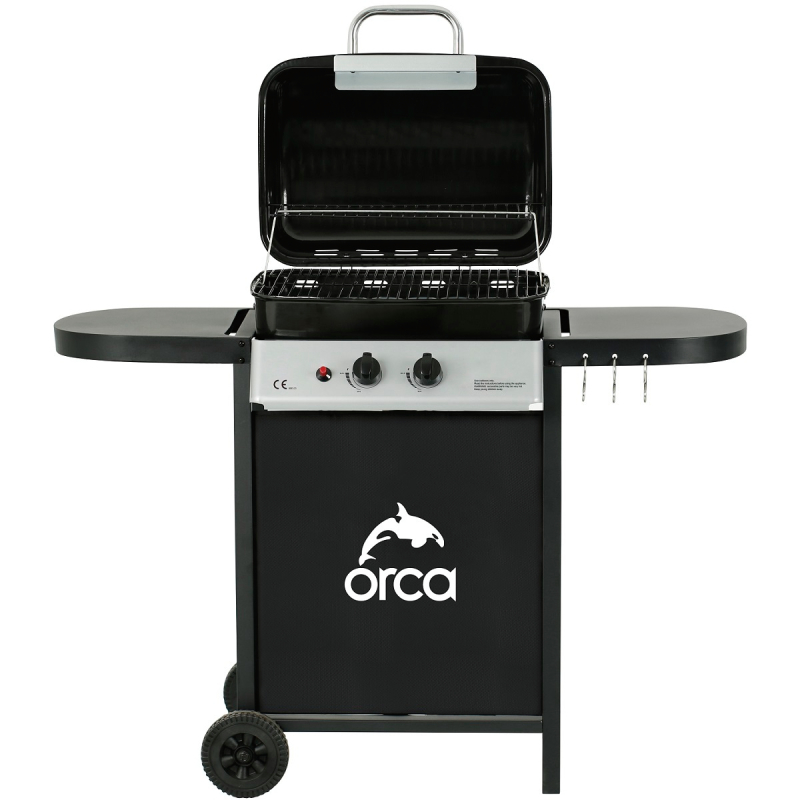 Orca Gas Grill 2 Burner 119x50.8x99.5cm - OR-2GG-20B