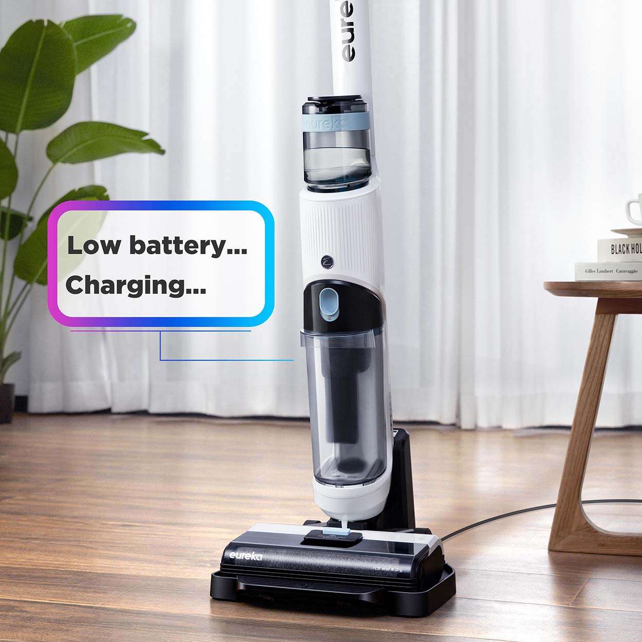 Eureka NEW500 Cordless Wet Dry Vacuum Mop for Multi-Surface Lightweight Hardwood Floors Cleaner with Self-Cleaning System