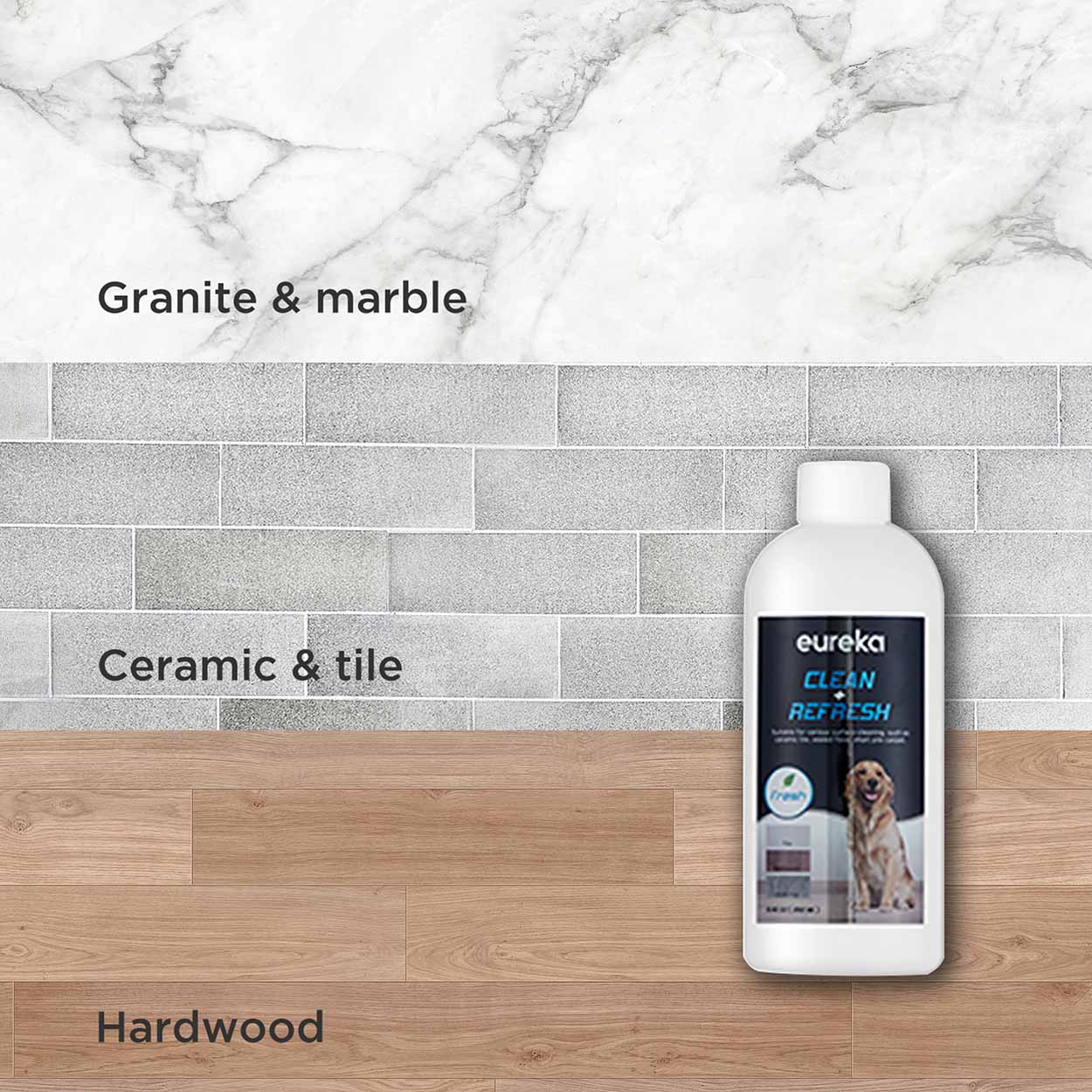 Eureka NEW500 Cordless Wet Dry Vacuum Mop for Multi-Surface Lightweight Hardwood Floors Cleaner with Self-Cleaning System