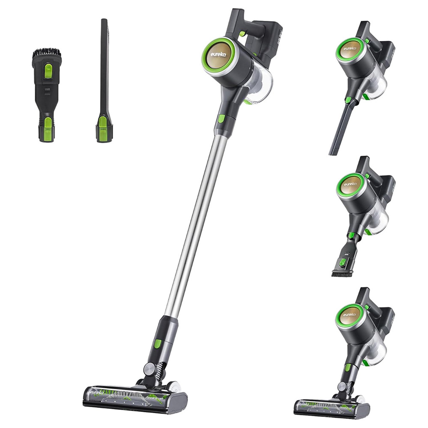 Eureka Cordless Stick Vacuum Cleaner Black/Green - AK7