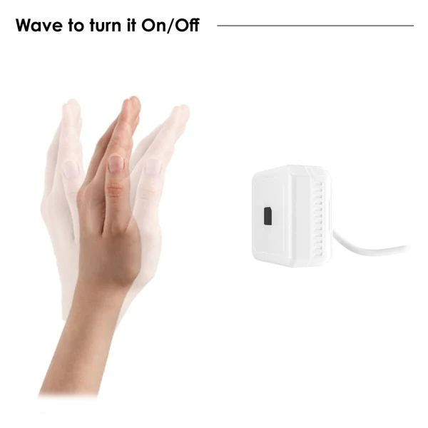 Allocacoc LightCube Extended 3m Cable UK - White