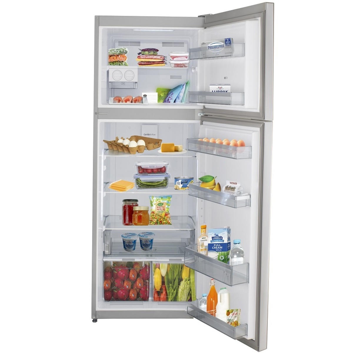 Vestel Top Mount Freezer Refrigerator 460 Liters 16 CFT, Inox - RM460TF3M-L-VG