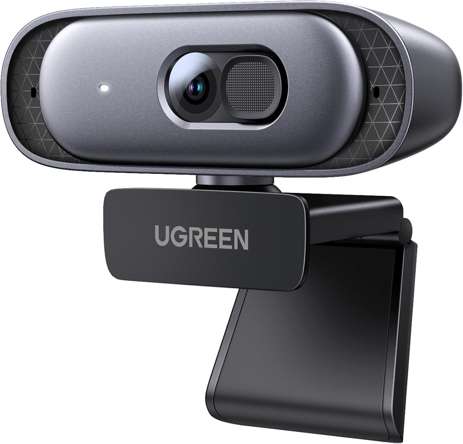 UGreen Webcam 2K 30FPS Full HD USB PC Camera Two Built-in Micro Noise Cancellation 360 Degree Rotation Plug Play Windows macOS Linux