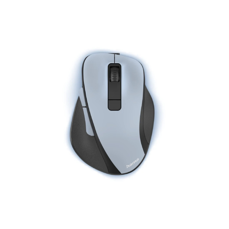 Hama Optical 6-button Wireless Mouse "Mw-500 Recharge", Battery, Ergonomic - Polar Blue