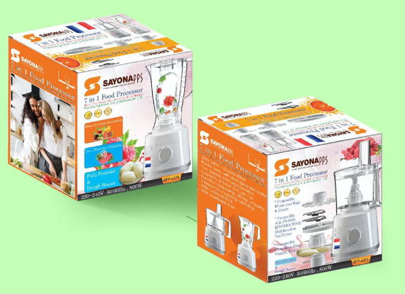 Sayona - 7 in1 Food Processor 800W - White