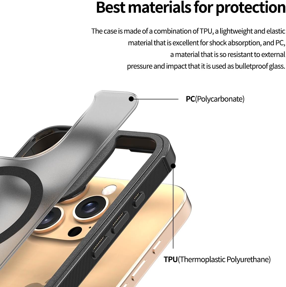 Arareee Duple MagSafe Armor Slim Case For iPhone 16 Pro Max - Green