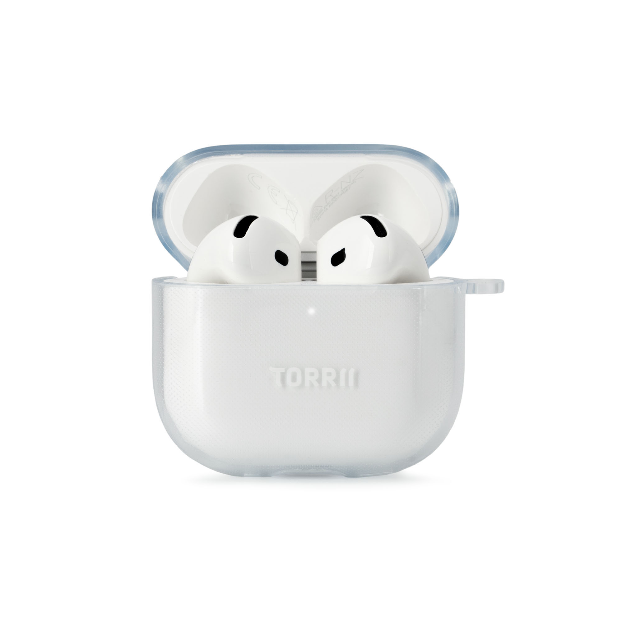 Torrii BONJELLY Case for Apple AirPods 4 ( with Lanyard and hook ) - Clear