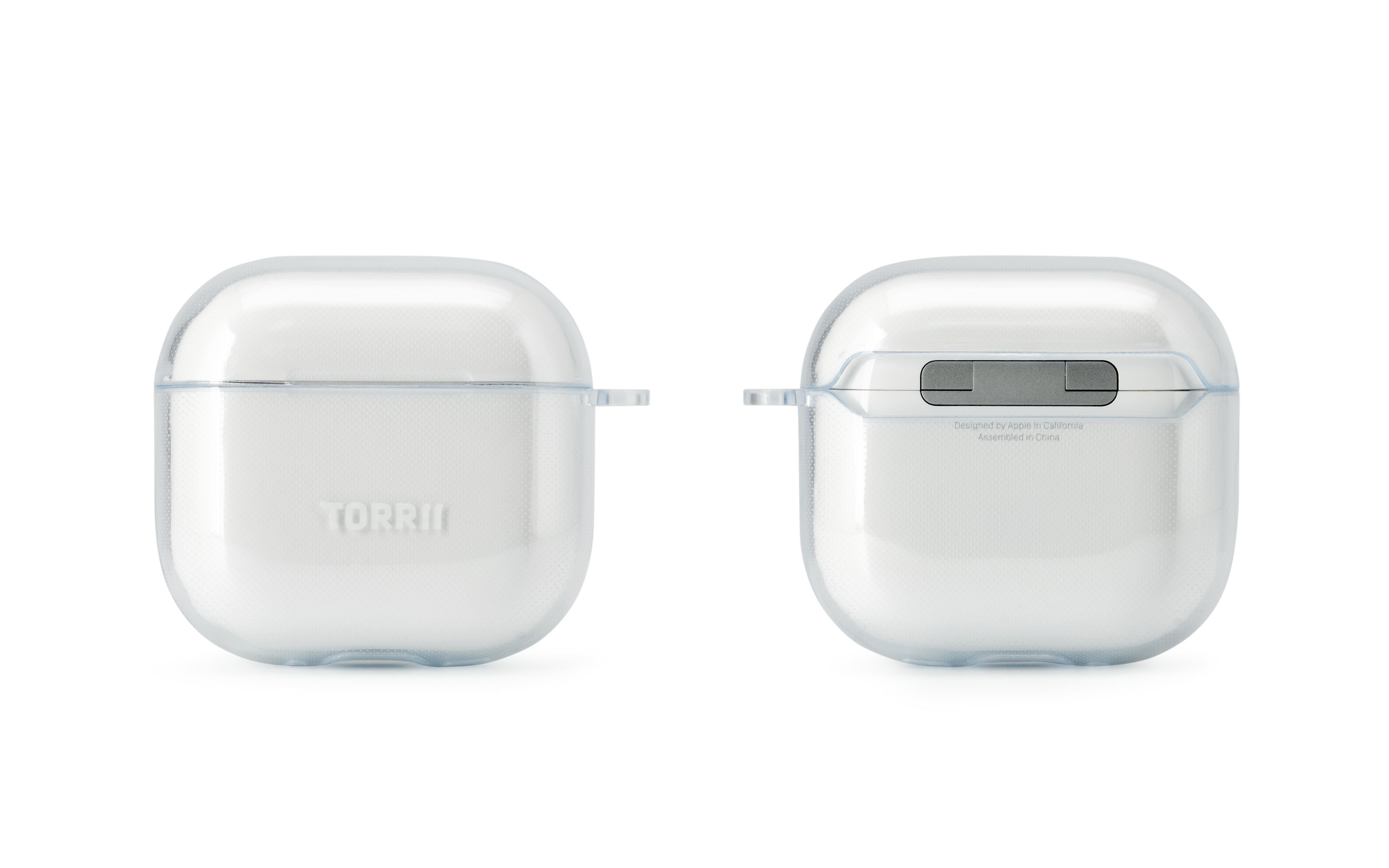 Torrii BONJELLY Case for Apple AirPods 4 ( with Lanyard and hook ) - Clear