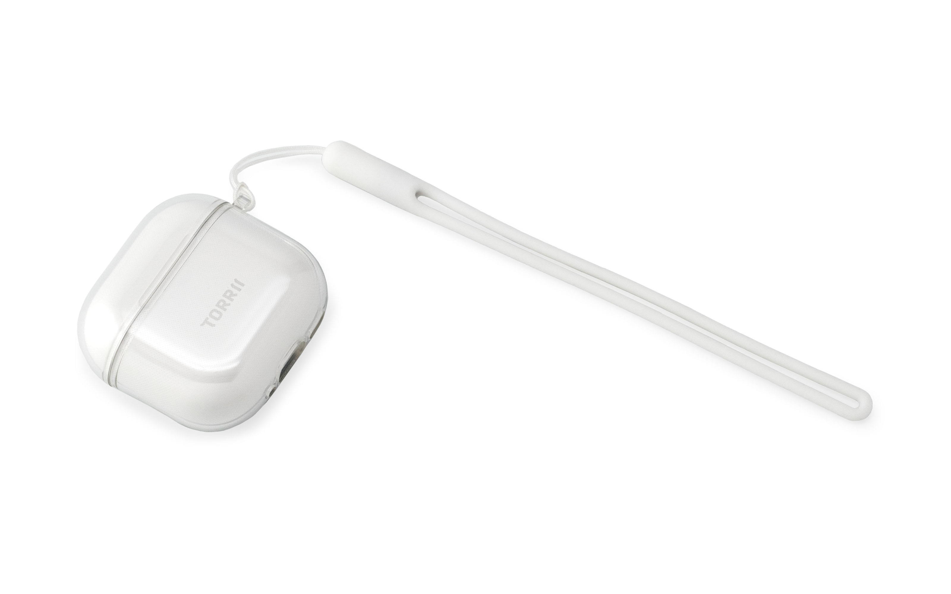 Torrii BONJELLY Case for Apple AirPods 4 ( with Lanyard and hook ) - Clear