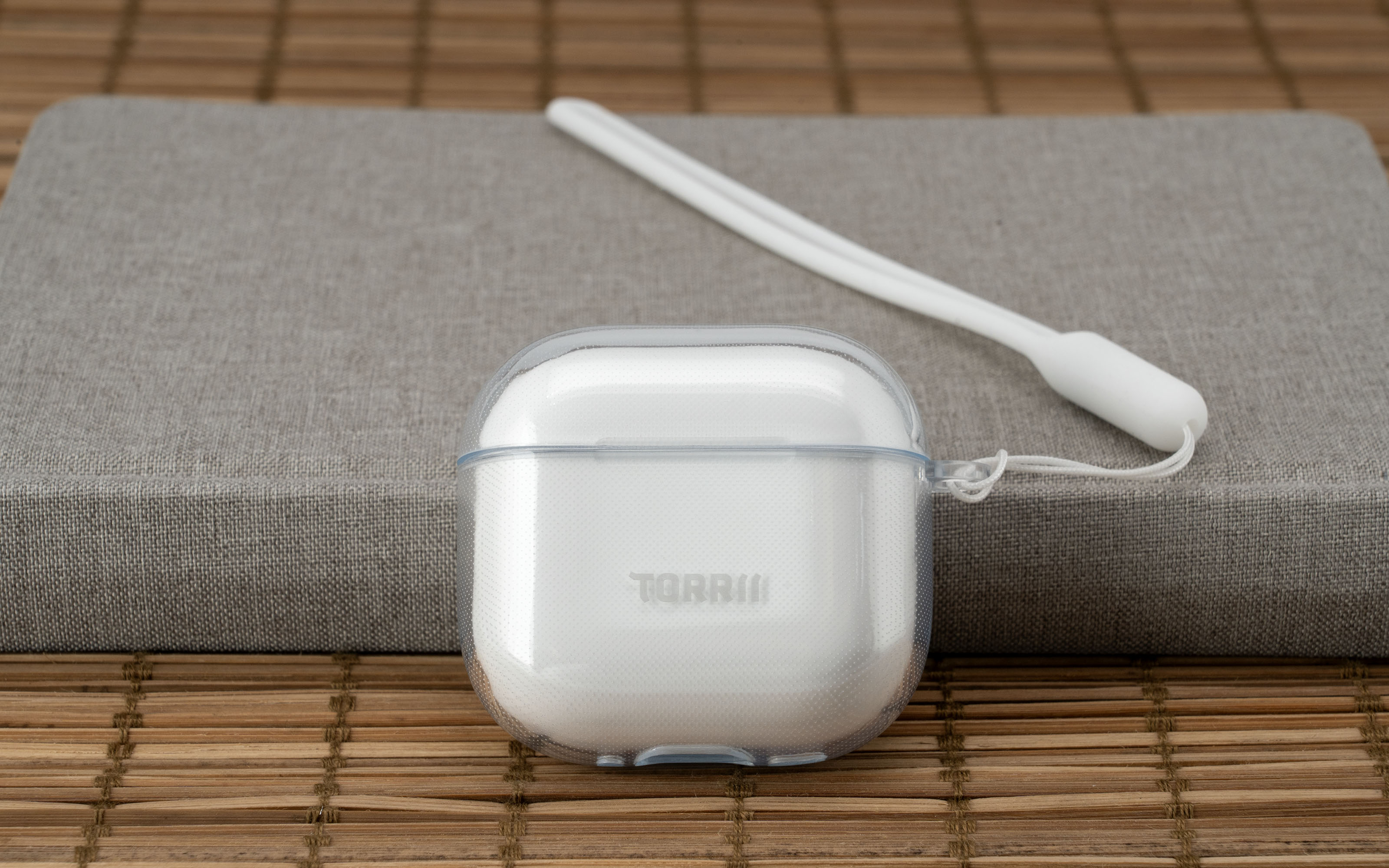 Torrii BONJELLY Case for Apple AirPods 4 ( with Lanyard and hook ) - Clear